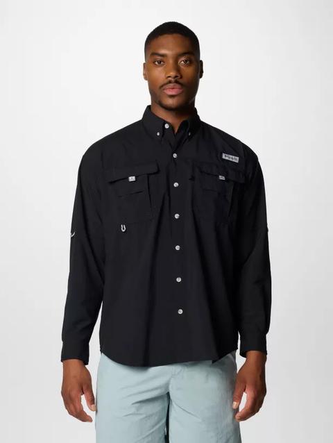 Men’s PFG Bahama™ II Long Sleeve Shirt Black