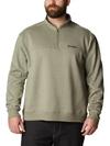 Men's Hart Mountain™ II Half Zip Sweatshirt - Big Stone Green Heather