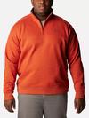 Men's Hart Mountain™ II Half Zip Sweatshirt - Big Warp Red Heather