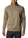 Men's Hart Mountain™ II Half Zip Sweatshirt - Tall Stone Green Heather