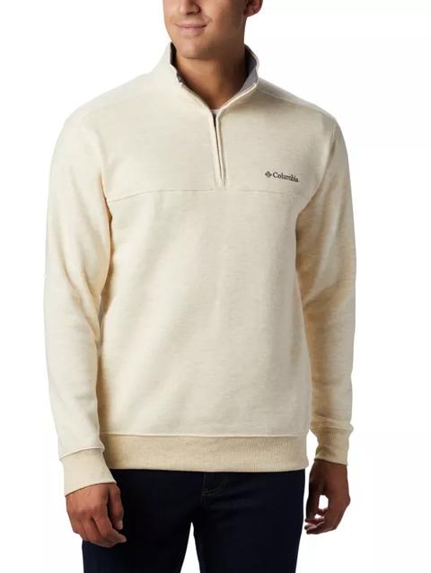 Men's Hart Mountain™ II Half Zip Sweatshirt - Tall Oatmeal Heather