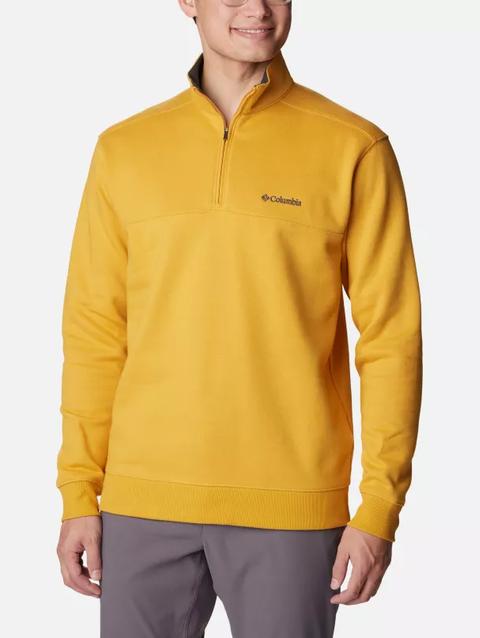 Men's Hart Mountain™ II Half Zip Sweatshirt - Tall Raw Honey