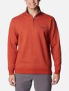 Men's Hart Mountain™ II Half Zip Sweatshirt - Tall Warp Red Heather