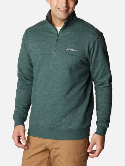 Men's Hart Mountain™ II Half Zip Sweatshirt - Tall Spruce Heather