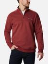 Men's Hart Mountain™ II Half Zip Sweatshirt - Tall Red Jasper