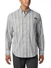 Men’s PFG Super Tamiami™ Long Sleeve Shirt Cool Grey Small Check