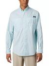 Men’s PFG Super Tamiami™ Long Sleeve Shirt Bright Aqua Gingham