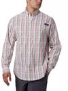 Men’s PFG Super Tamiami™ Long Sleeve Shirt Red Spark Small Check