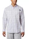 Men’s PFG Super Tamiami™ Long Sleeve Shirt Bright Nectar Small Check