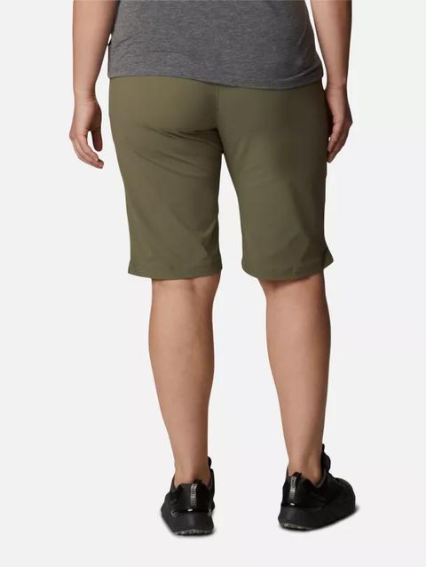 Women's Anytime Outdoor™ Long Shorts - Plus Size Stone Green