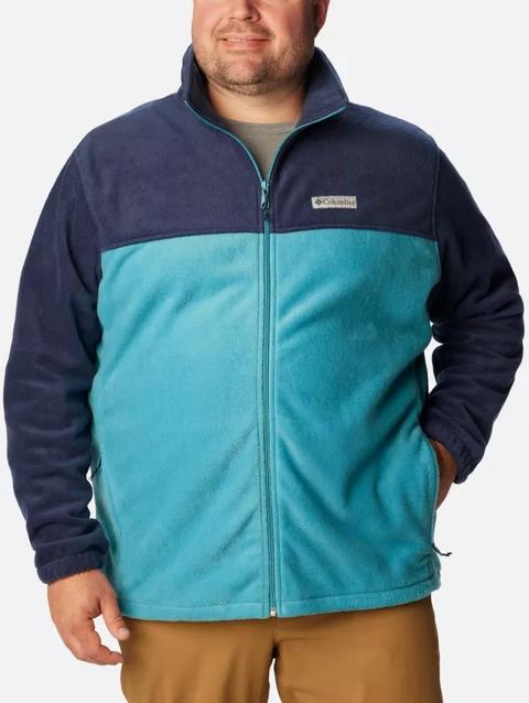 Men’s Steens Mountain™ 2.0 Full Zip Fleece Jacket - Big Collegiate Navy, Shasta