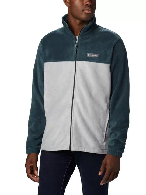 Men’s Steens Mountain™ 2.0 Full Zip Fleece Jacket - Big Night Shadow, Columbia Grey