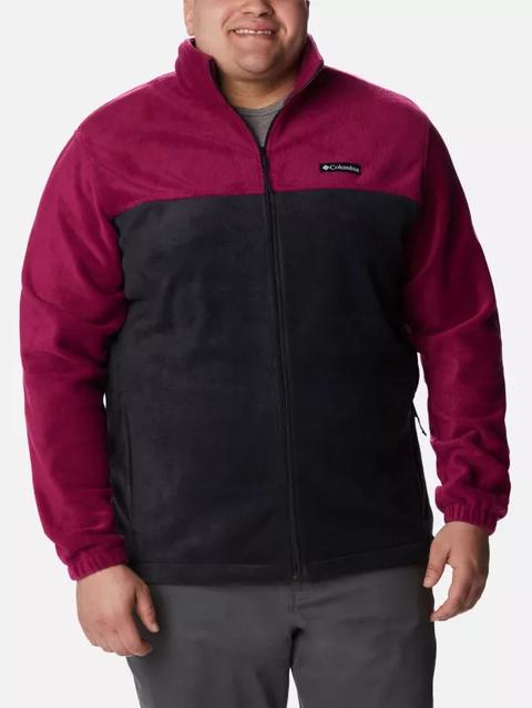 Men’s Steens Mountain™ 2.0 Full Zip Fleece Jacket - Big Red Onion, Black