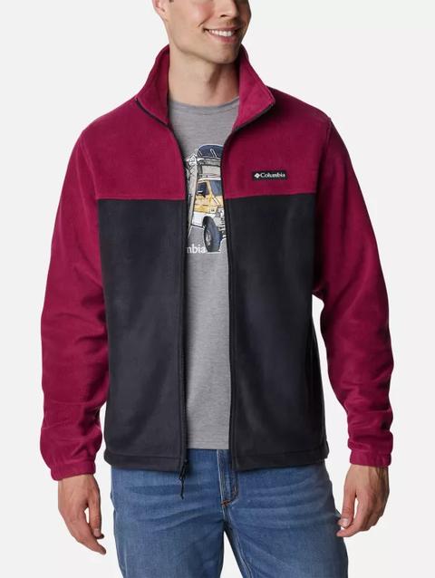 Men’s Steens Mountain™ 2.0 Full Zip Fleece Jacket - Tall Red Onion, Black