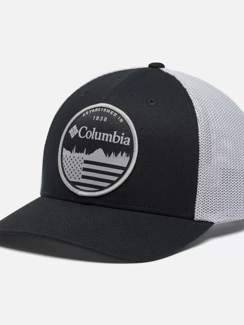 Columbia Mesh™ Ball Cap Black, Columbia Grey, Flag