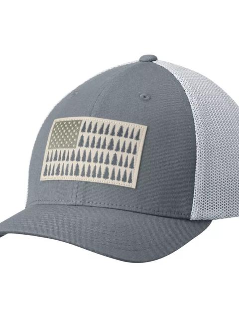 Columbia Mesh™ Ball Cap Grey Ash, Tree Patch