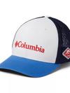 Columbia Mesh™ Ball Cap White, Coll Navy, Vivid Blue