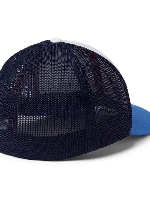 Columbia Mesh™ Ball Cap White, Coll Navy, Vivid Blue