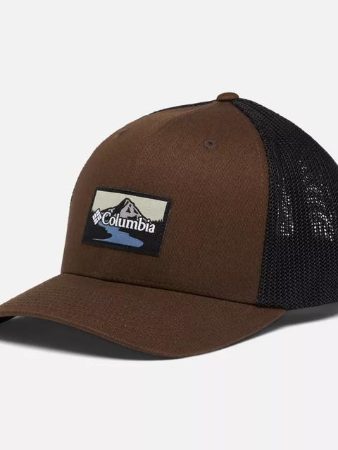 Columbia Mesh™ Ball Cap Cordovan, Black Peak2River