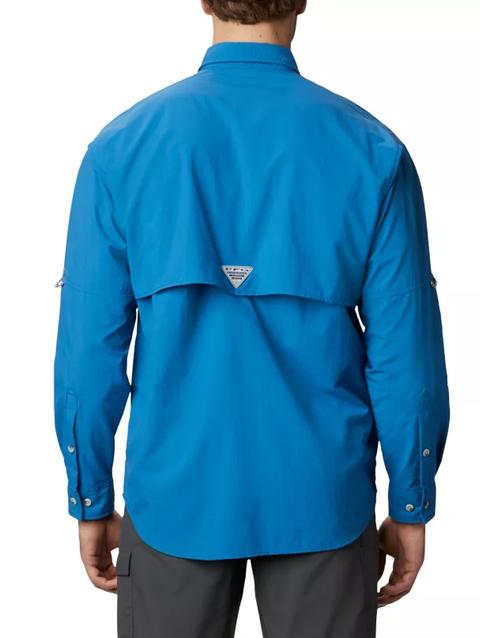 Men’s PFG Bahama™ II Long Sleeve Shirt Dark Pool