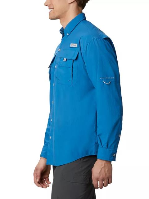 Men’s PFG Bahama™ II Long Sleeve Shirt Dark Pool