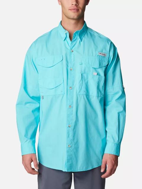 Men’s PFG Bonehead™ Long Sleeve Shirt - Tall Opal Blue