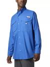 Men’s PFG Bonehead™ Long Sleeve Shirt - Tall Vivid Blue