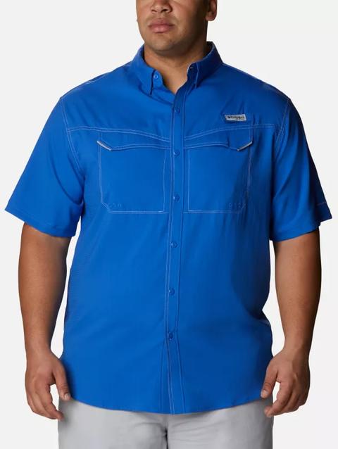 Men's PFG Low Drag Offshore™ Short Sleeve Shirt - Big Vivid Blue