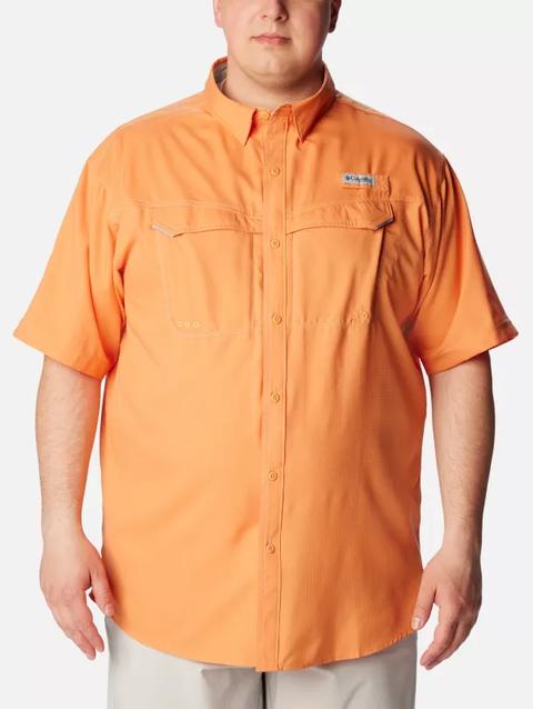 Men's PFG Low Drag Offshore™ Short Sleeve Shirt - Big Orange Reef