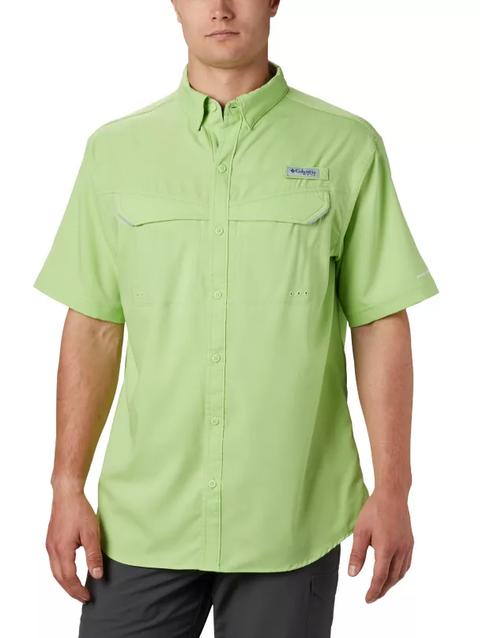 Men's PFG Low Drag Offshore™ Short Sleeve Shirt - Big Jade Lime