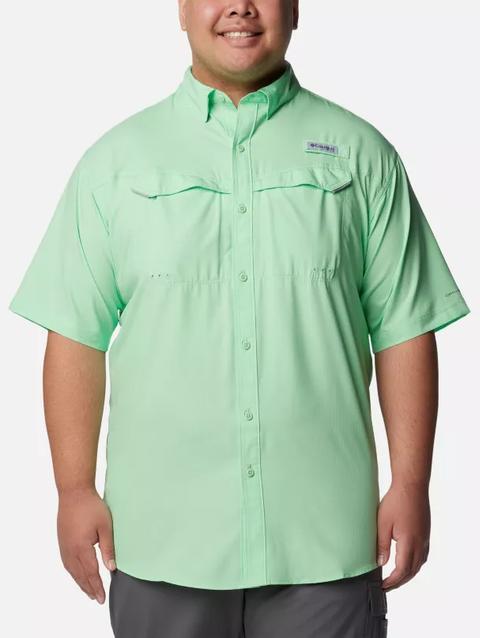 Men's PFG Low Drag Offshore™ Short Sleeve Shirt - Big Ocean Mint