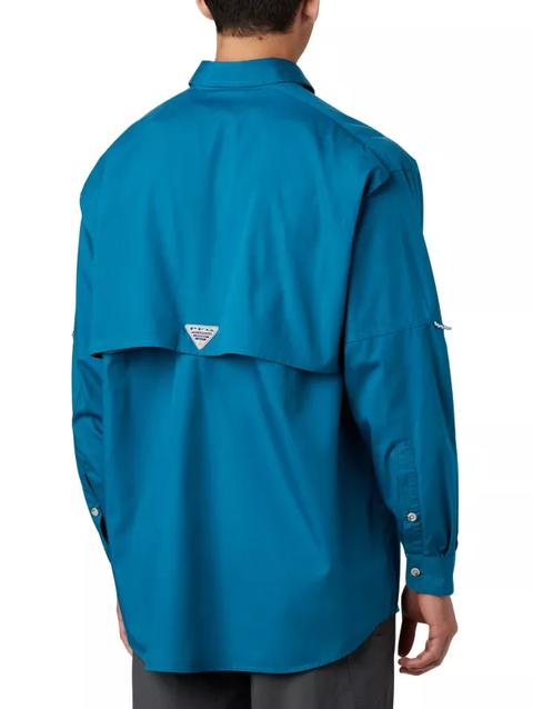 Men’s PFG Bonehead™ Long Sleeve Shirt - Tall Dark Turquoise