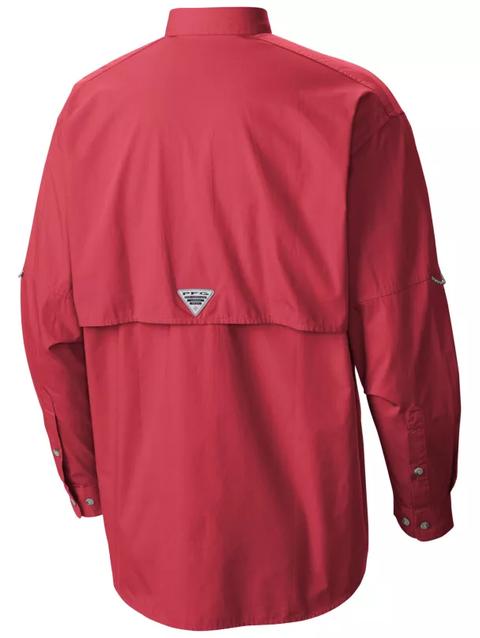 Men’s PFG Bonehead™ Long Sleeve Shirt - Tall Sunset Red