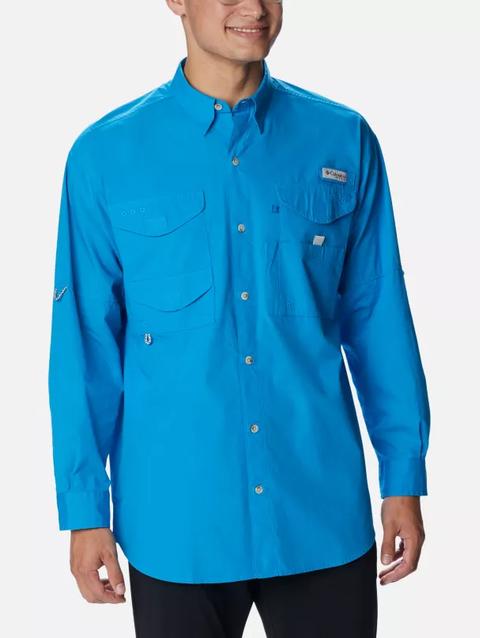 Men’s PFG Bonehead™ Long Sleeve Shirt - Tall Compass Blue