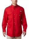 Men’s PFG Bonehead™ Long Sleeve Shirt - Tall Red Spark