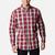 Men’s Rapid Rivers™ II Long Sleeve Shirt - Tall Mountain Red Soft Ombre