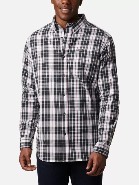 Men’s Rapid Rivers™ II Long Sleeve Shirt - Tall White Traditional Plaid