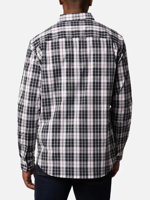 Men’s Rapid Rivers™ II Long Sleeve Shirt - Tall White Traditional Plaid