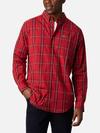 Men’s Rapid Rivers™ II Long Sleeve Shirt - Tall Red Jasper Traditional Plaid