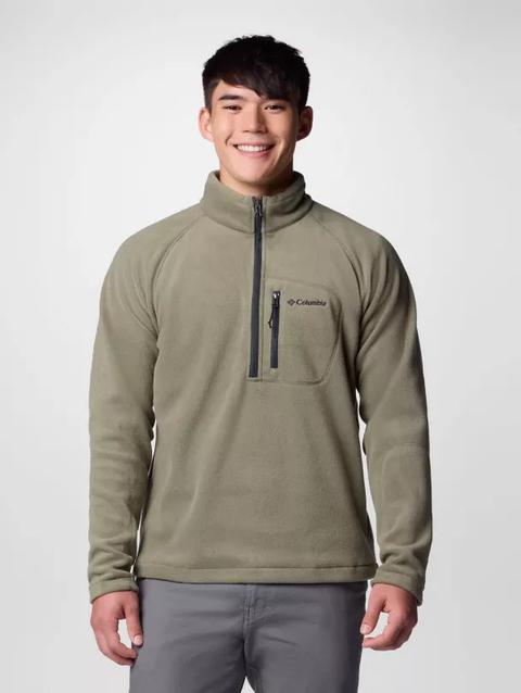 Men's Fast Trek™ III Half Zip Fleece Pullover Stone Green, Shark