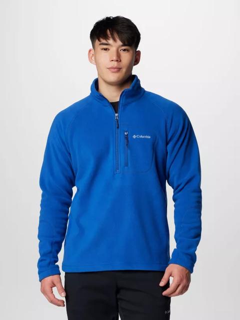 Men's Fast Trek™ III Half Zip Fleece Pullover Mountain Blue