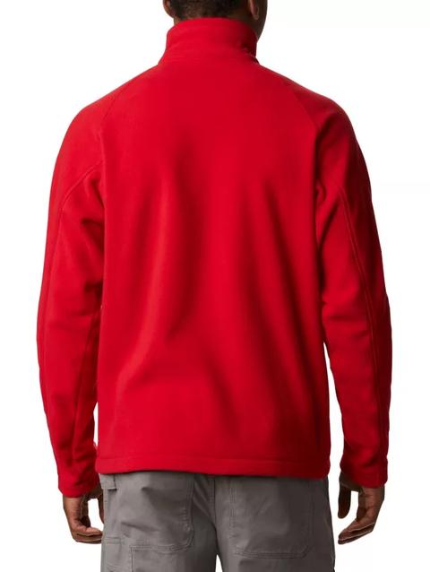 Men's Fast Trek™ III Half Zip Fleece Pullover Mountain Red