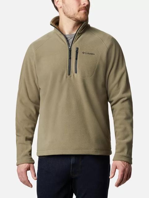 Men's Fast Trek™ III Half Zip Fleece Pullover Stone Green, Shark