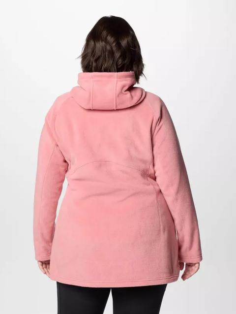 Women’s Benton Springs™ II Long Fleece Hoodie - Plus Size Pink Agave