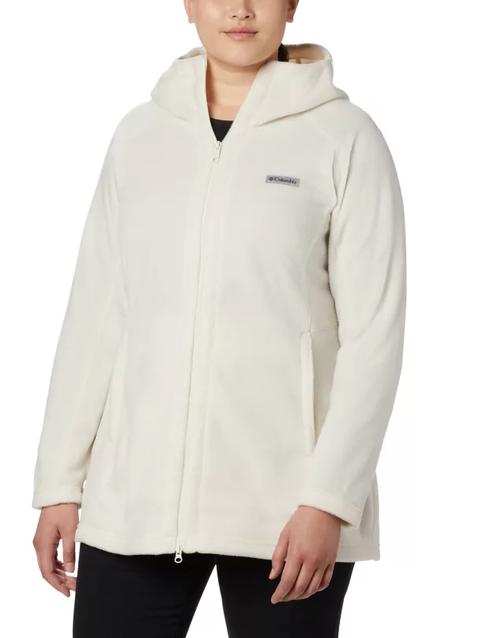 Women’s Benton Springs™ II Long Fleece Hoodie - Plus Size Chalk