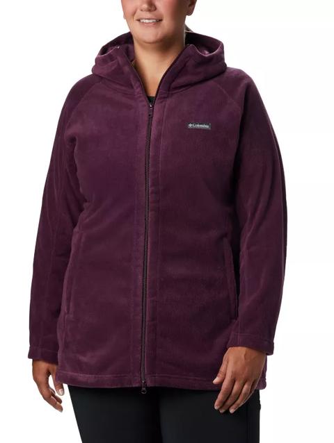 Women’s Benton Springs™ II Long Fleece Hoodie - Plus Size Black Cherry