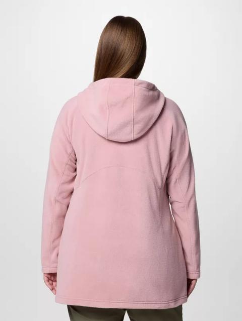 Women’s Benton Springs™ II Long Fleece Hoodie - Plus Size Eraser Pink