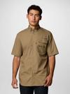 Men's PHG Sharptail™ Short Sleeve Shirt Flax, Timberwoods Camo