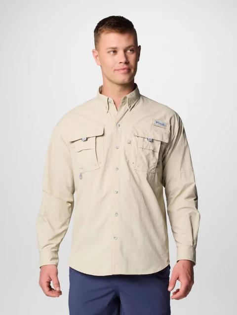 Men’s PFG Bahama™ II Long Sleeve Shirt Fossil