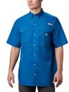 Men’s PFG Bonehead™ Short Sleeve Shirt - Big Dark Pool